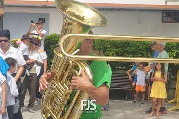  La chiquillería se purifica contra la pandemia en Lomo Magullo/Francisco Javier Santana.